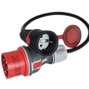 Adapteris no 380V uz 220V Rozete16A5P ligzdas1x220V/16A 0.5m