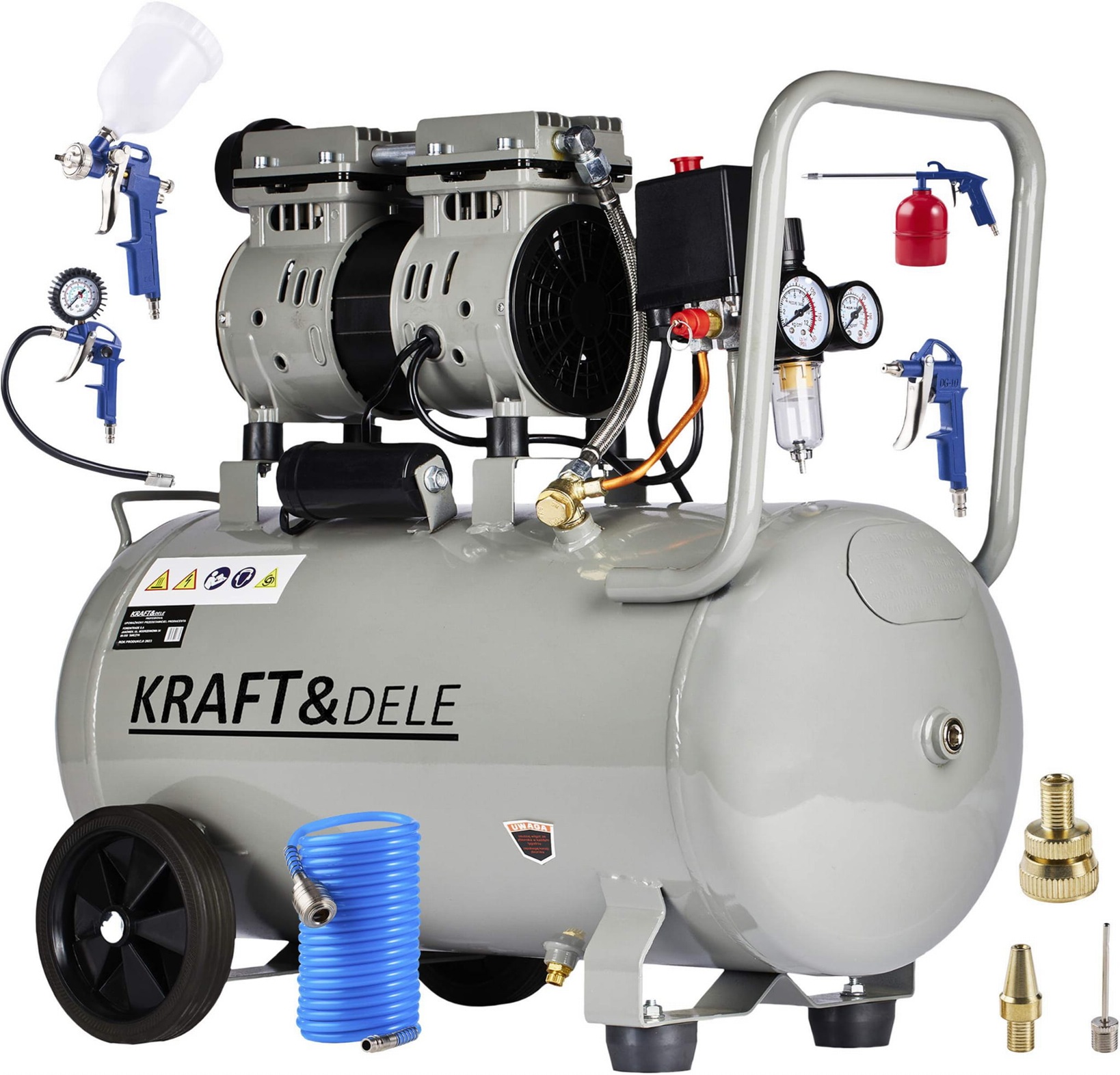 Oil-free compressor 50L 8bar 1500W KD1396 - Image 9