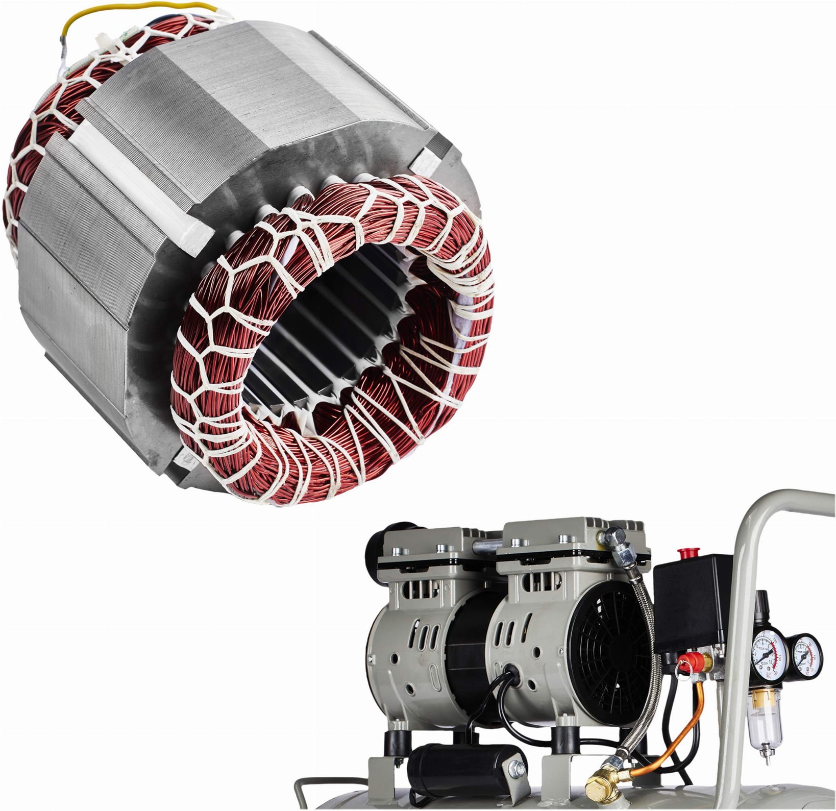 Oil-free compressor 50L 8bar 1500W KD1396 - Image 5