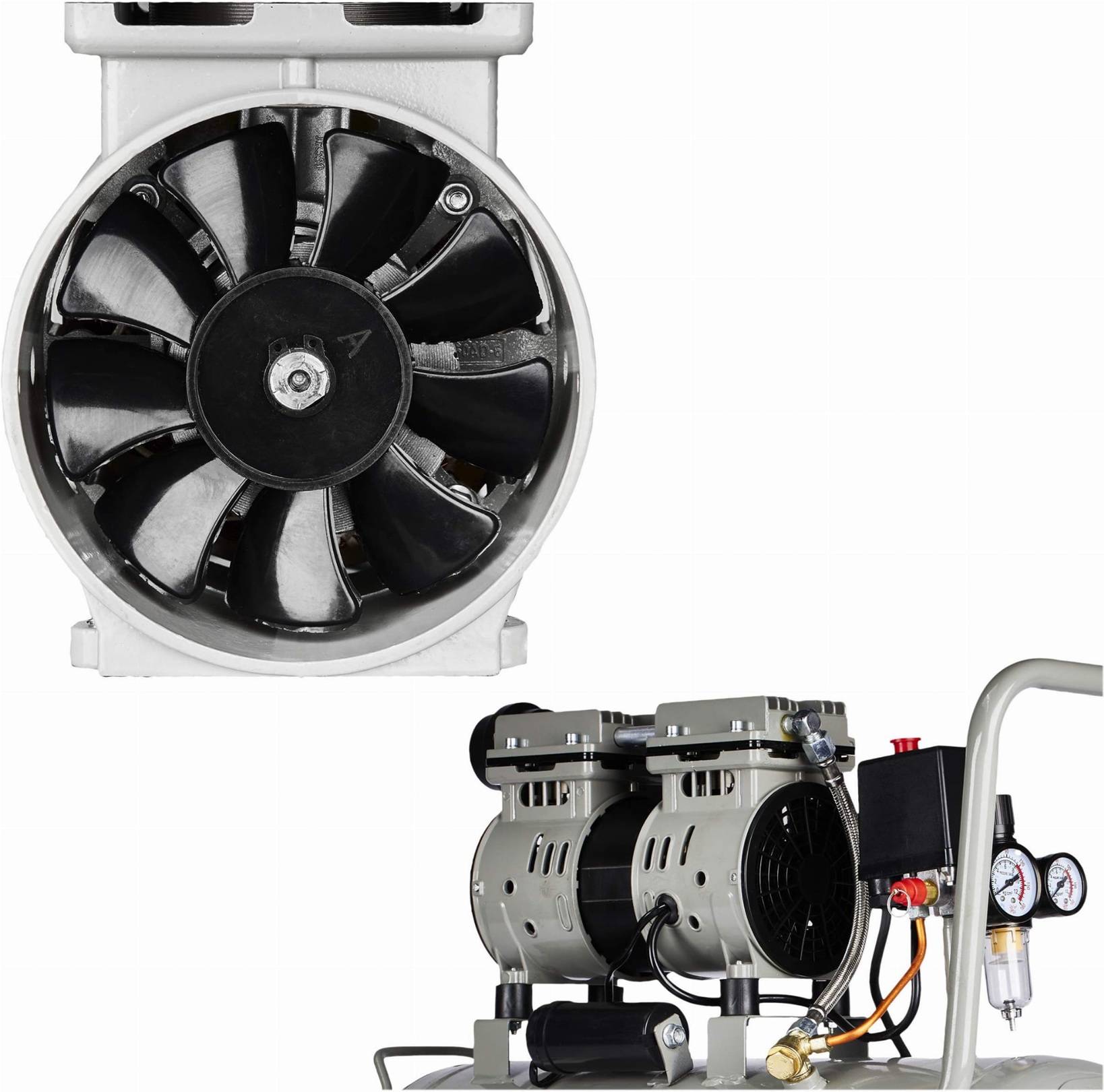 Oil-free compressor 50L 8bar 1500W KD1396 - Image 4