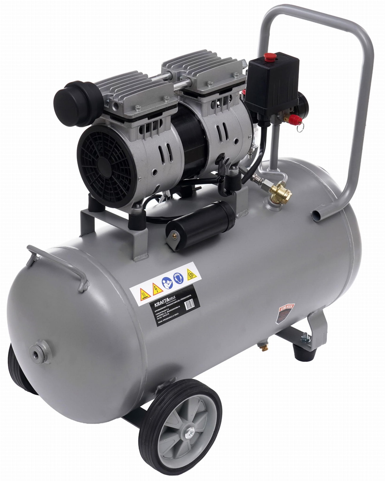 Oil-free compressor 50L 8bar 1500W KD1396 - Image 2