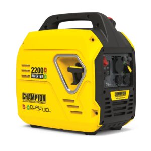 Champion 2000 Watt LPG Dual Fuel Inverter Generator 92001i-DF-EU-SC