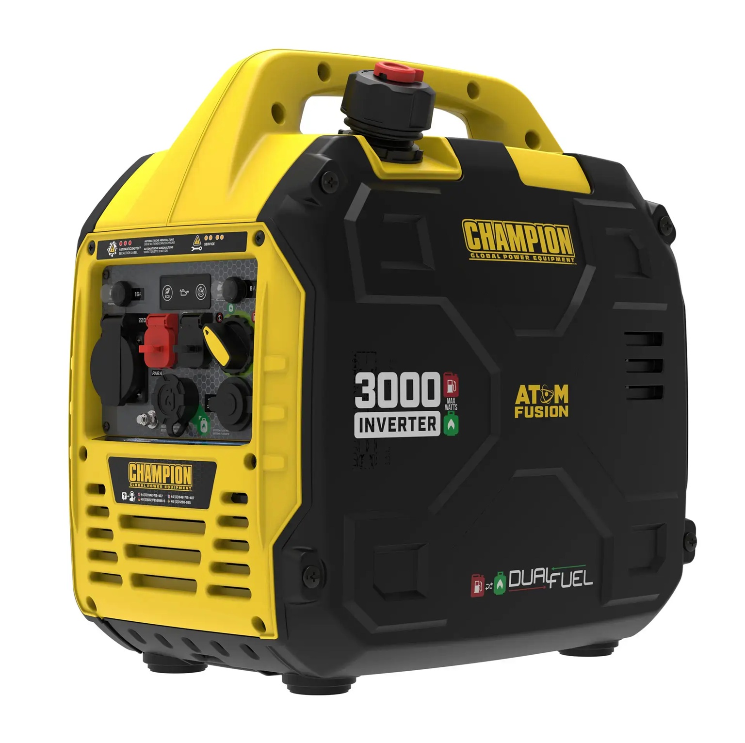 Champion The Mighty Fusion 3000 Watt Dual Fuel Inverter Generator 93001i-DF-EU-SC - Image 2
